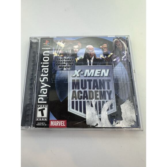 X-Men: Mutant Academy (Sony PlayStation 1, 2000) PS1 Complete CIB Tested - Picture 1 of 4